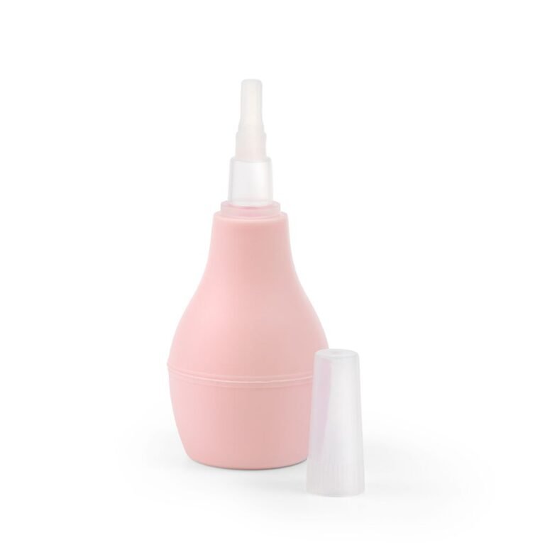 BabyOno Ručni aspirator za nos, pastelno roza