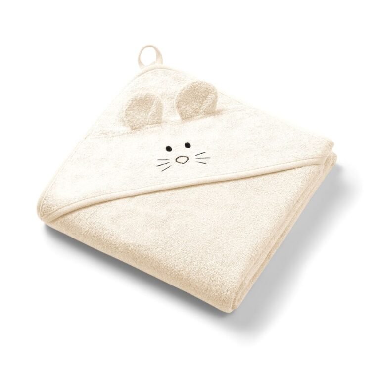 BabyOno Ručnik bambus 100x100 cm, with ears, krem