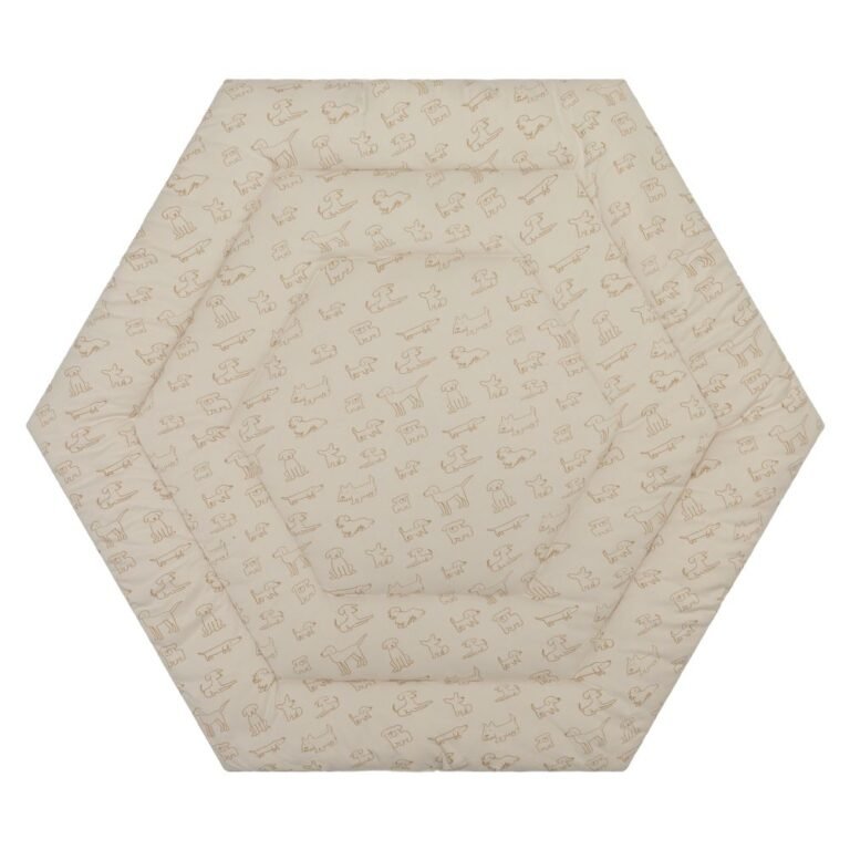 Fillikid podloga Jersey za vrtić Prag/Atena Hexagon, Dog beige