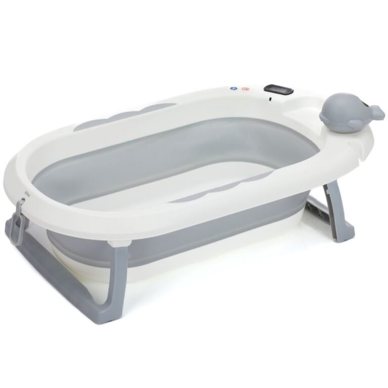 Fillikid sklopiva kadica Beluga s termometrom, white-grey
