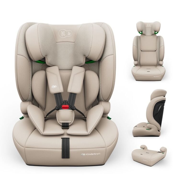 Kinderkraft autosjedalica Comfort Up 2 plus i-Size 9-36 kg (76-150 cm) bez Isofix-a, Beige