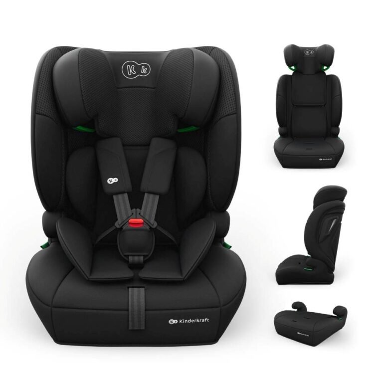 Kinderkraft autosjedalica Comfort Up 2 plus i-Size 9-36 kg (76-150 cm) bez Isofix-a, Black