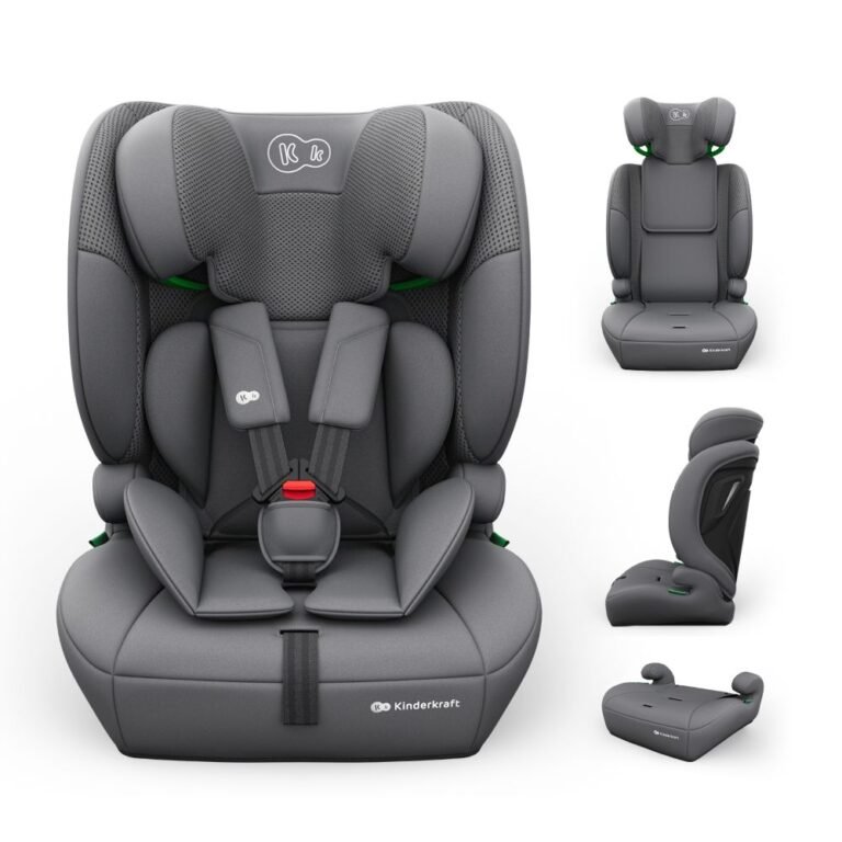 Kinderkraft autosjedalica Comfort Up 2 plus i-Size 9-36 kg (76-150 cm) bez Isofix-a, Grey