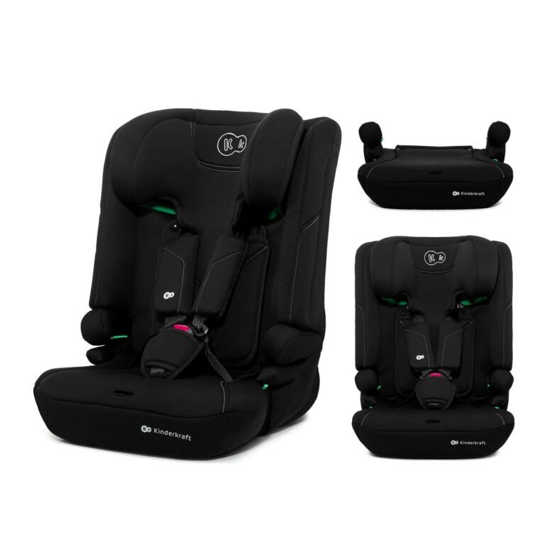 Kinderkraft autosjedalica I-COMFY i-Size 9-36 kg (76-150 cm) bez Isofix-a, Black