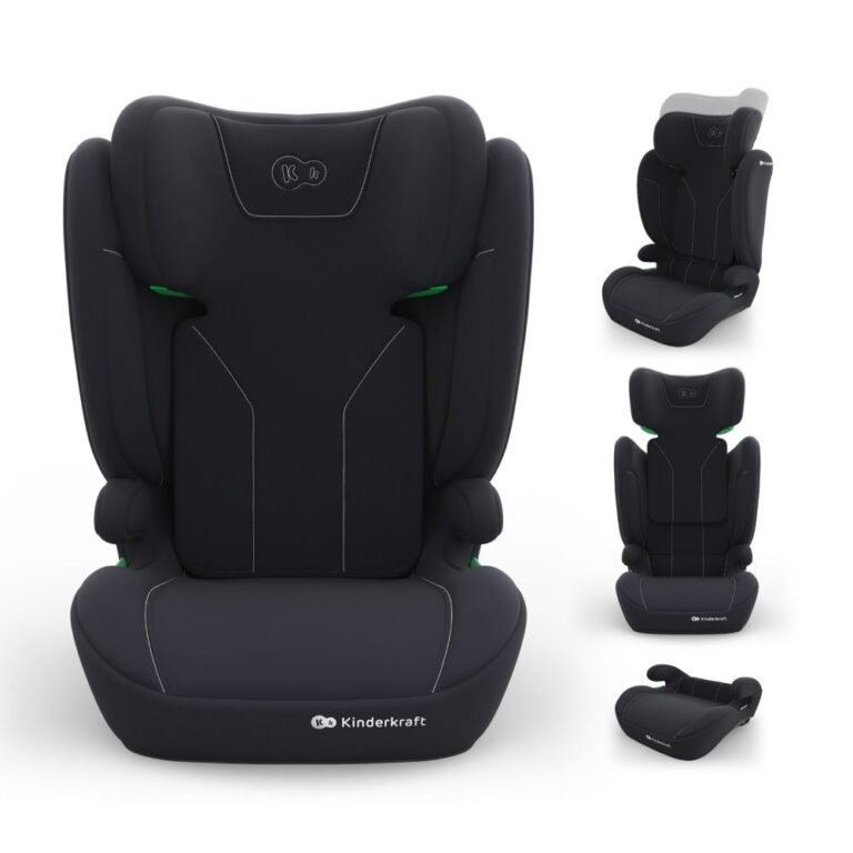 Kinderkraft autosjedalica I-Spark 2 Plus i-Size 15-36 kg (100-150 cm) bez Isofix-a, Black