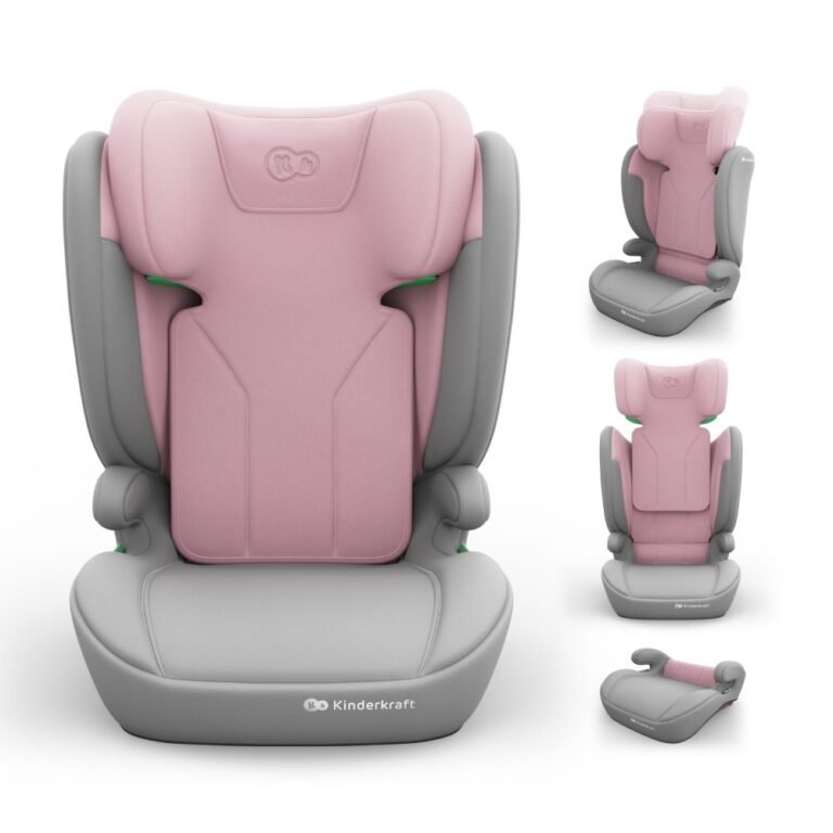Kinderkraft autosjedalica I-Spark 2 Plus i-Size 15-36 kg (100-150 cm) bez Isofix-a, Pink