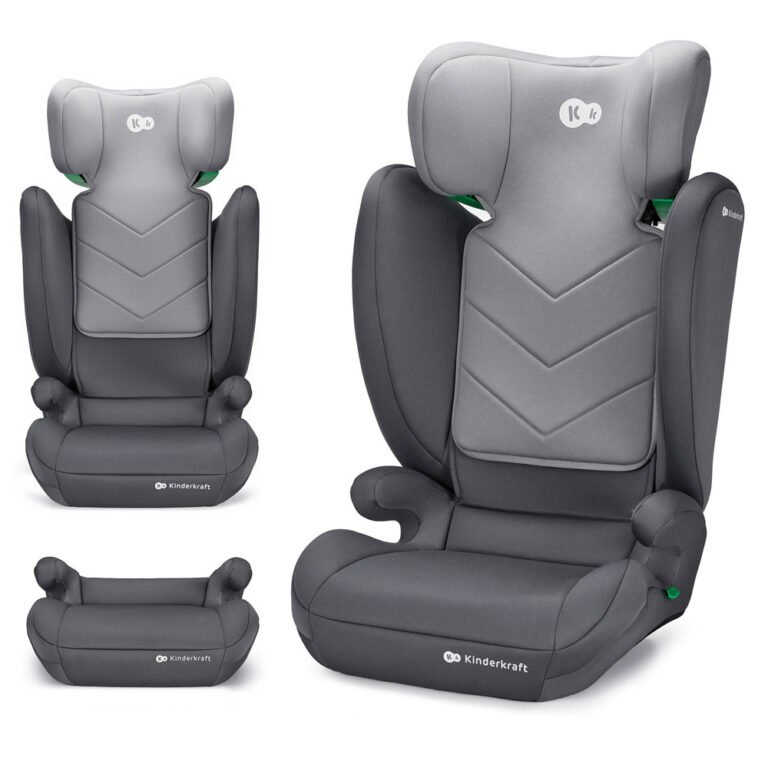 Kinderkraft autosjedalica I-Spark i-Size 15-36 kg (100-150 cm) bez Isofix-a, Grey