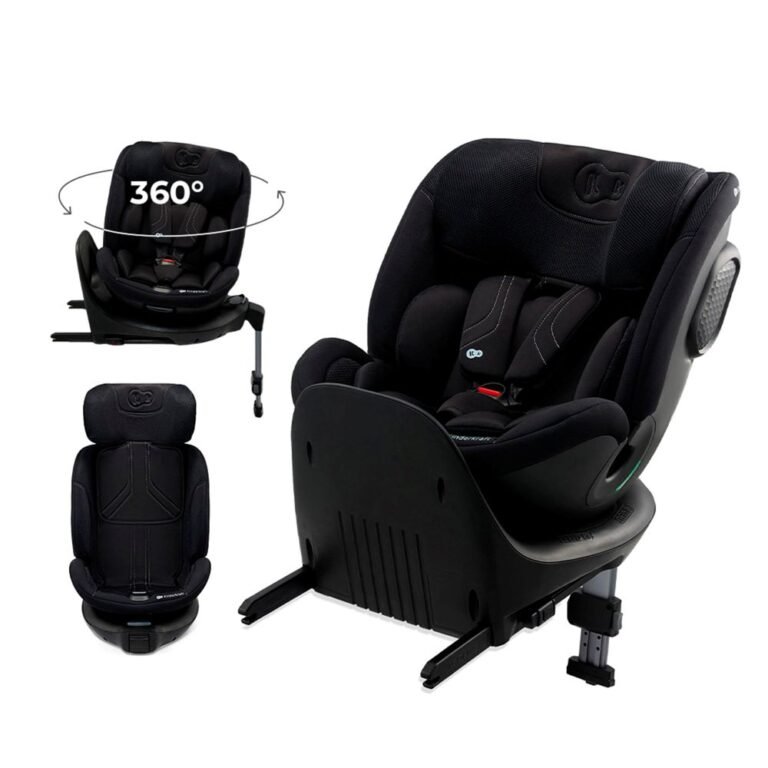 Kinderkraft autosjedalica XRIDER 2 i-Size 0-36 kg (40-150 cm) 360, crna