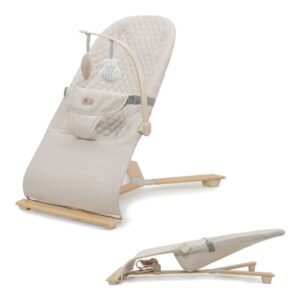 Kinderkraft Ležaljka MIMI, bež wooden
