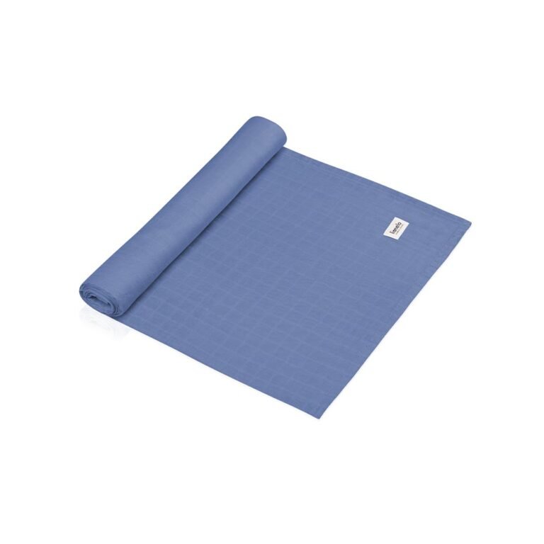 Lionelo Swaddle deka bambus 120x120 cm, Blue Denim