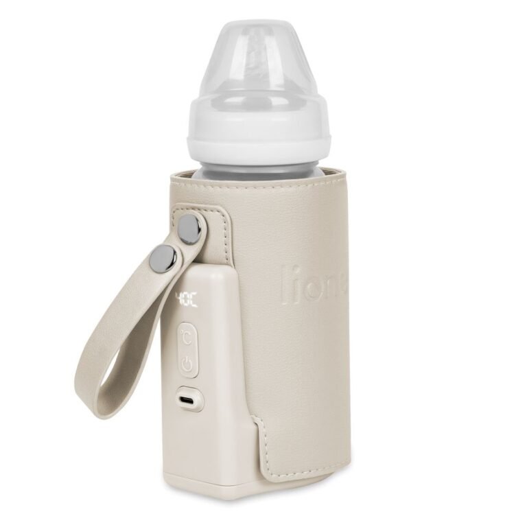 Lionelo Thermup Go Plus električni prijenosni grijač bočica - TERMOSICA s baterijom, Beige Calm