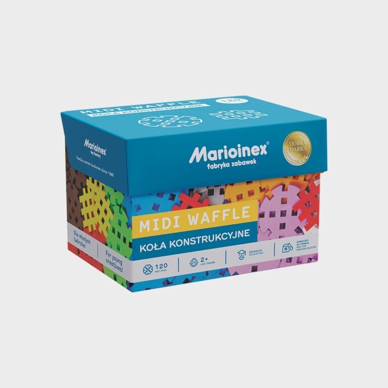 Marioinex Midi Waffle kotači za konstukcije 120 kom