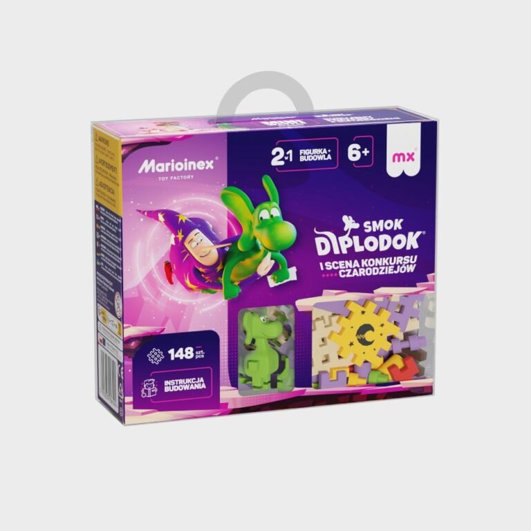 Marioinex Mini Waffle 148 kom, Diplodocus and Stage