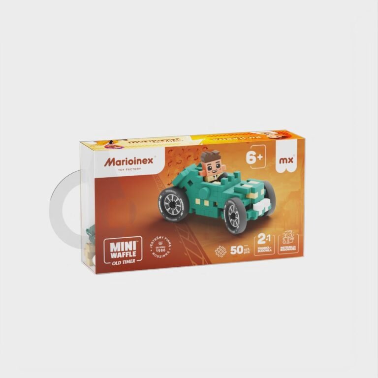 Marioinex Mini Waffle Cars 50 kom, Oldtimer Turquoise