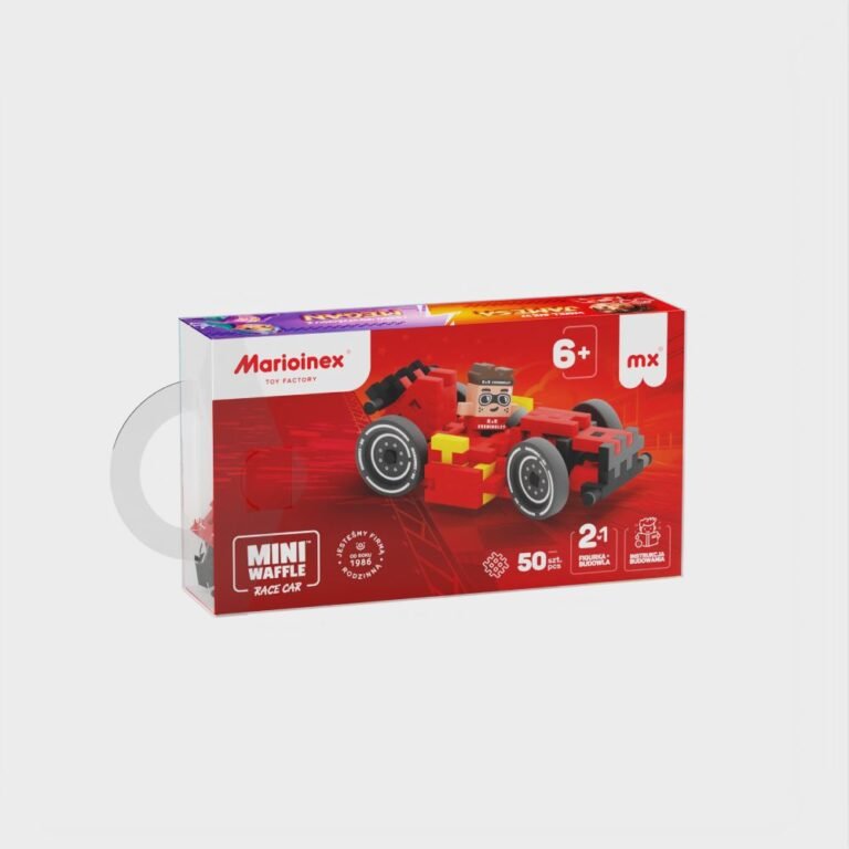 Marioinex Mini Waffle Cars 50 kom, Race Car Red