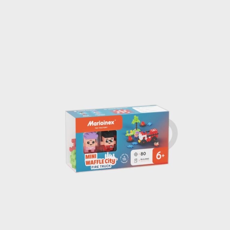 Marioinex Mini Waffle City 80 kom, Fire Truck