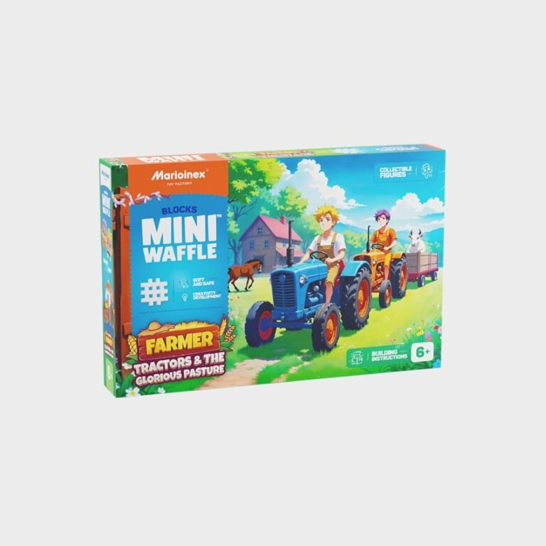 Marioinex Mini Waffle Farmer 110 kom, Tractors and the Glorious Pasture
