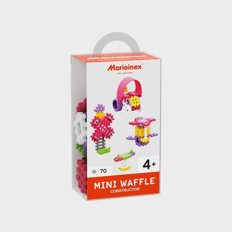 Marioinex Mini Waffle konstruktor 70 kom, roza