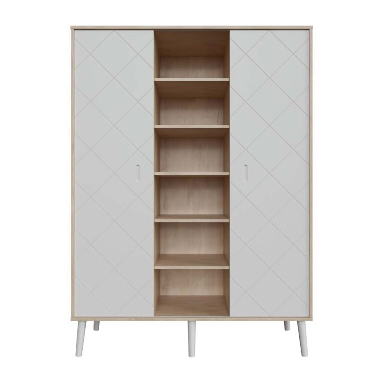 Faktum Peak XL ormar s 2 vrata, Natural Oak-White
