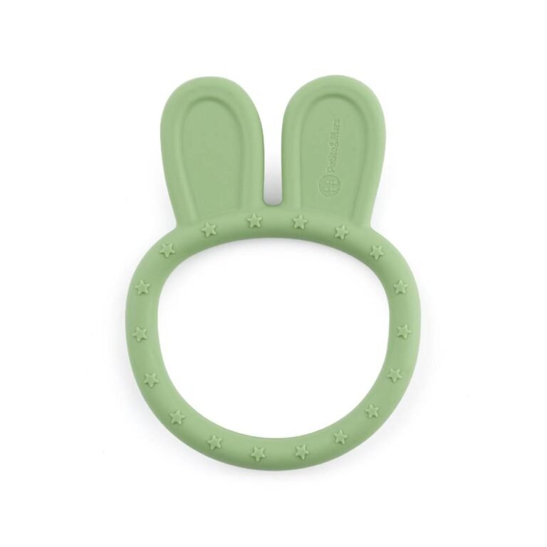 PETITE&MARS Silikonska grickalica za zube Bunny 0 m+, Sweet Pea
