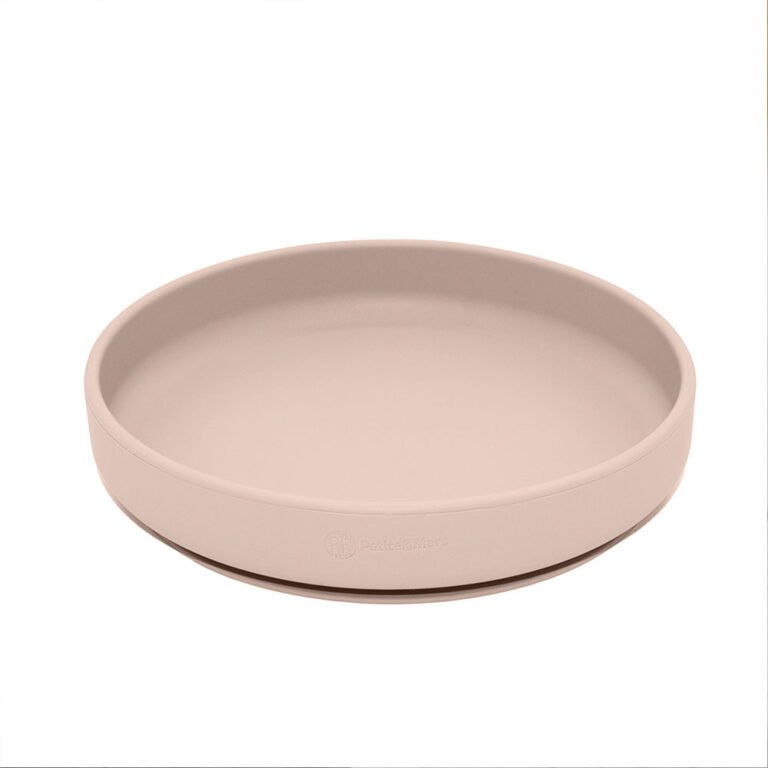 PETITE&MARS Silikonski tanjur s vakuumom 6 m+ Take&Match, Desert Sand