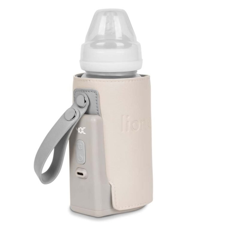 Lionelo Thermup Go Plus električni prijenosni grijač bočica - TERMOSICA s baterijom, Beige Sand