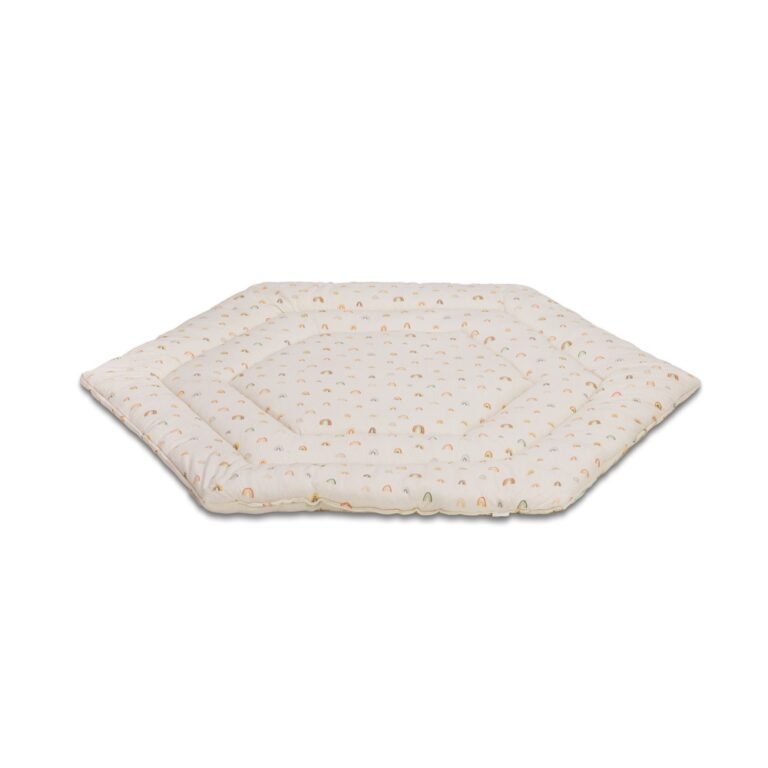 Fillikid podloga Jersey za vrtić Prag/Atena Hexagon, rainbow beige