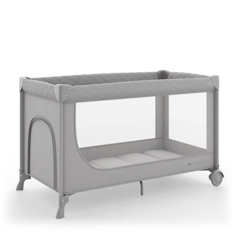 Kinderkraft Putni krevetić LEODY UP, Grey