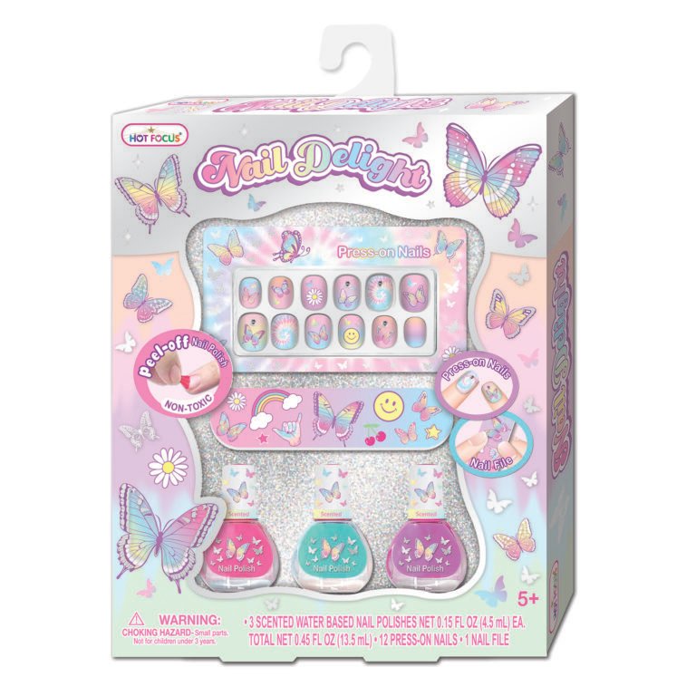 HOT FOCUS set za nokte Butterfly 60774
