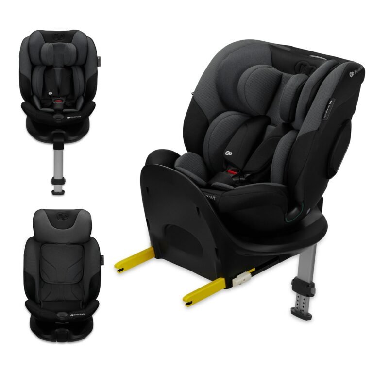 Kinderkraft autosjedalica i-Fix i-Size, Grupa 0+, 1, 2, 3 (0-36 kg) (40-150 cm) - Graphite Black