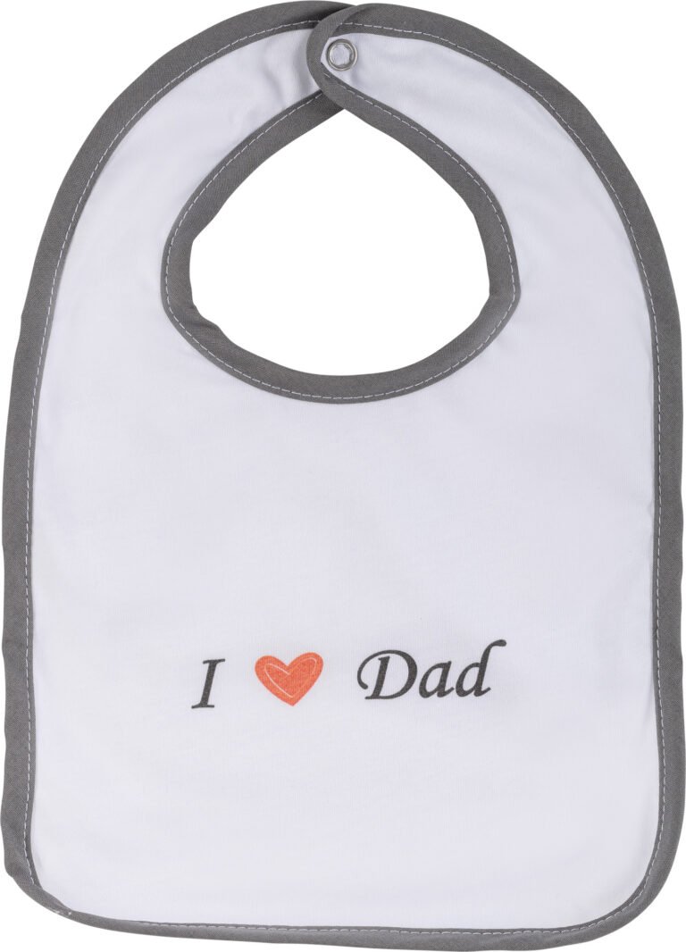 BUBABA BY FREEON podbradnjak I love dad white/grey 84607