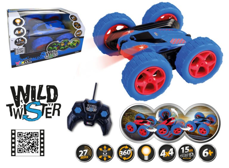 HAPPY PEOPLE auto na daljinsko upravljanje Wild Twister, 17 cm 30094
