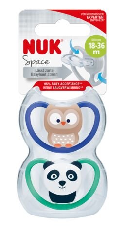 NUK duda varalica - silikon Space s3 (18-36), 2 kom/box 10739501