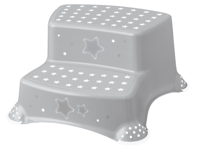 KEEEPER stepenica dupla stars grey 44867
