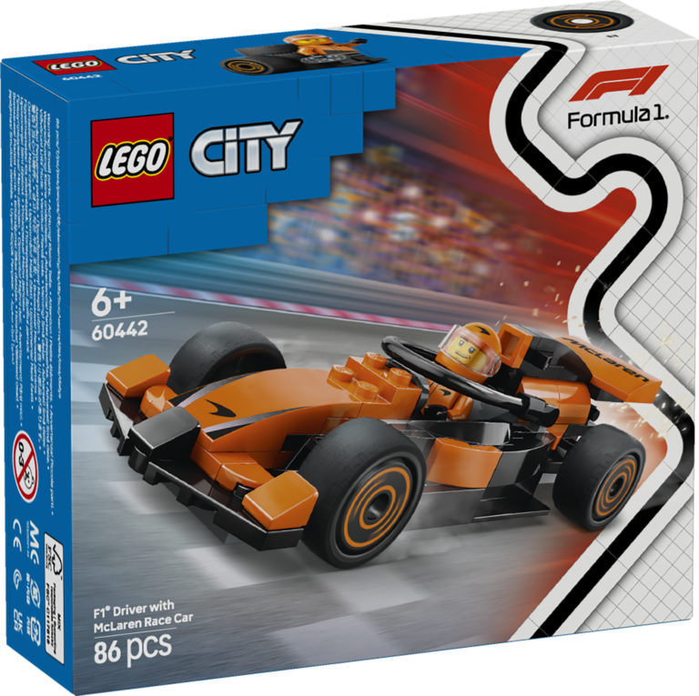 LEGO® CITY 60442 Vozač utrka F1® s trkaćim autom McLaren