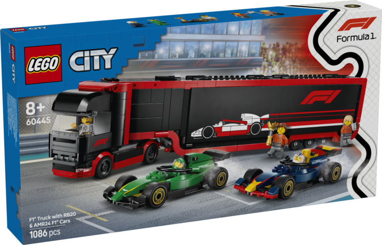 LEGO® CITY 60445 Kamion za F1® s autima RB20 i AMR24 za F1®