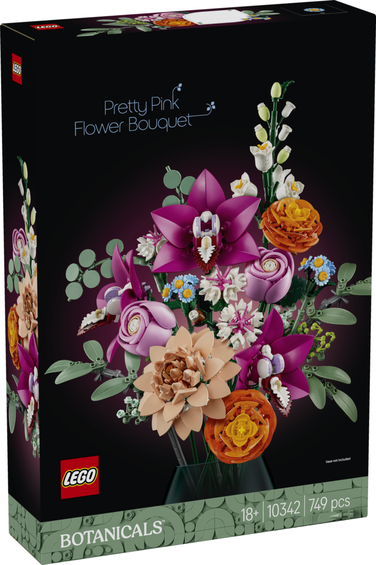LEGO BOTANICALS 10342 Prekrasni ružičasti buket