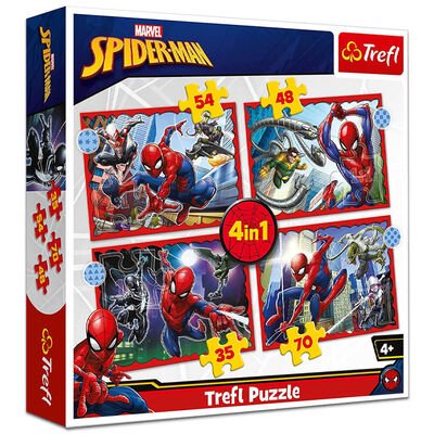 TREFL 4u1 puzzle Spider-man (35,48,54,70) 34384