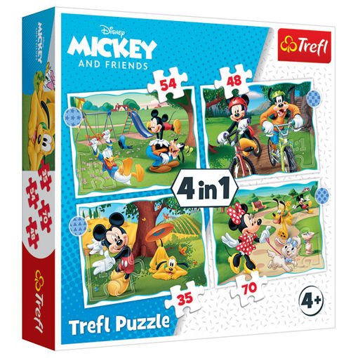 TREFL 4u1 puzzle Mickey Mouse (35,48,54,70) 34604