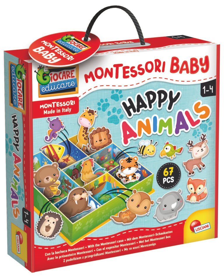 LISCIANI Montessori Baby životinje i staništa igra grupiranja i sortiranja 92772