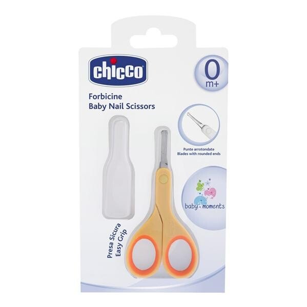 CHICCO škarice s tupim vrhom narančaste 0591200