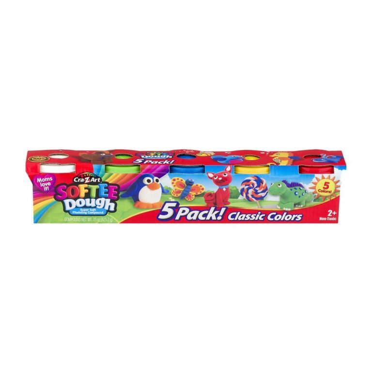 CRAZART plastelin 5 Pak  85g Softee Dough 36023