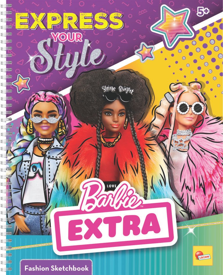 LISCIANI BARBIE kreativna bojanka Express your style 12679
