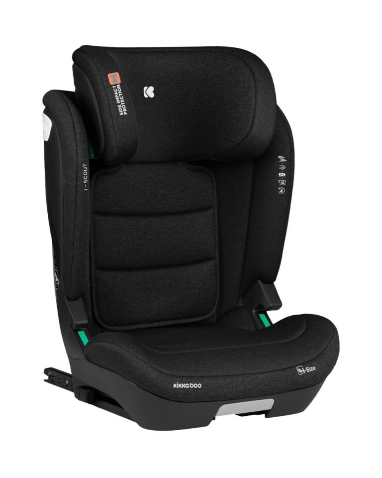 Kikka Boo autosjedalica i-Scout i-Size, Grupa 2, 3 (15-36 kg) (100-150 cm) - Black