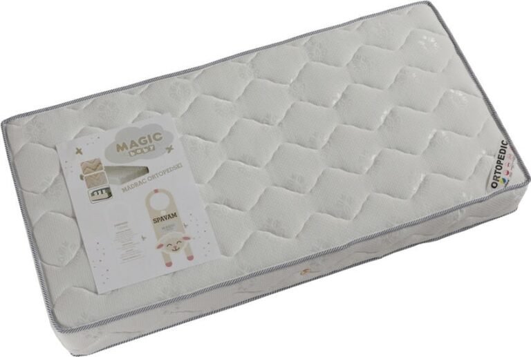 Ortopedski dječji madrac 120 x 60 x 15 cm - džepičasta jezgra, antialergijska navlaka