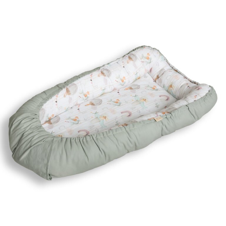 Magic Baby gnijezdo za bebe Print - Zelena