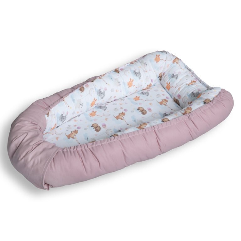 Magic Baby gnijezdo za bebe Print - Roza