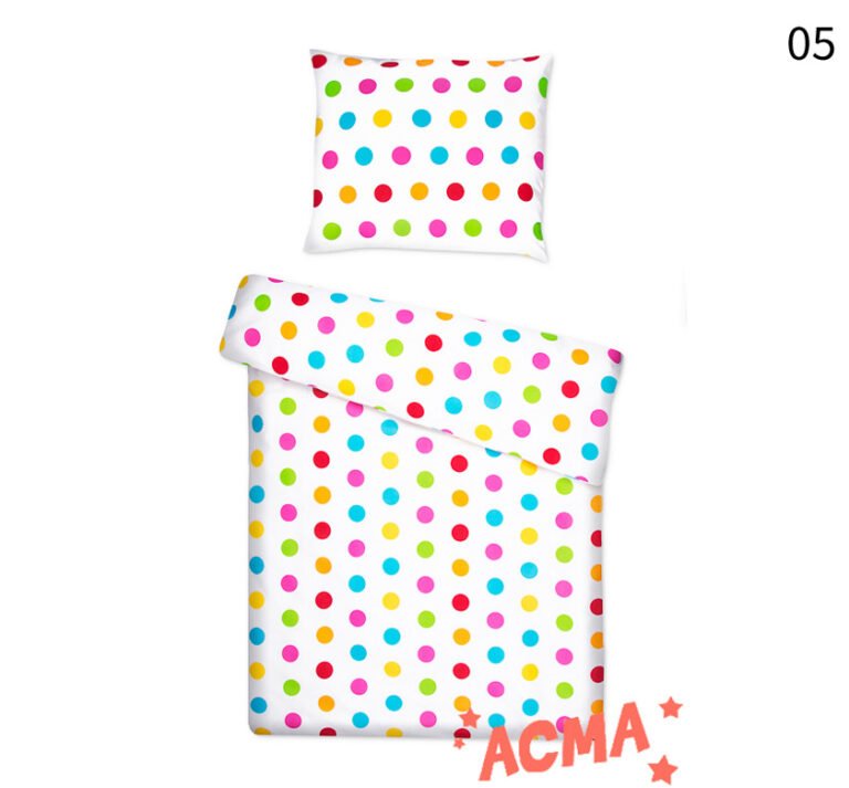 Posteljina set 2 elementa za krevet 160x80 cm uzorak-05