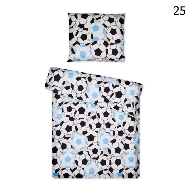Posteljina set 2 elementa za krevet 160x80 cm uzorak-25