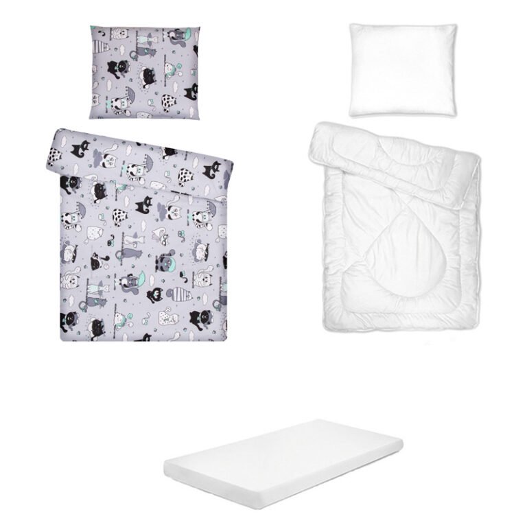 Posteljina set 5 elemenata za krevet 160x80 cm uzorak-30